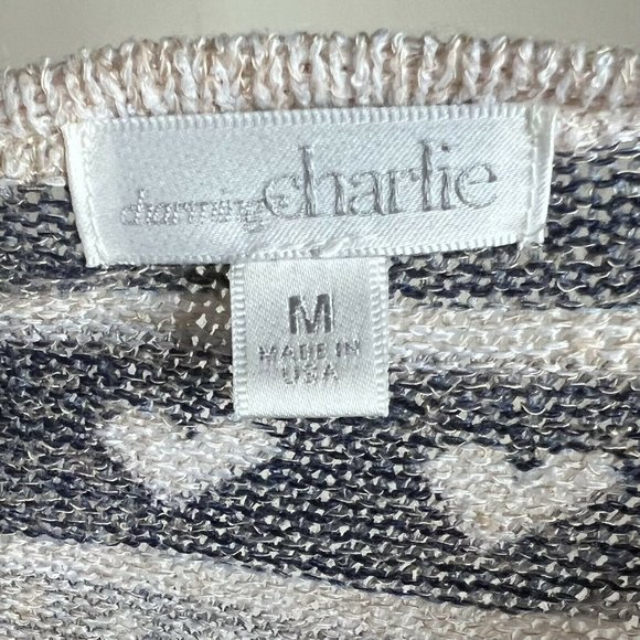 Charming Charlie Women's Boho Dolman Short Sleeve Sweater Size Medium Geometric - Picture 7 of 9